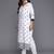Floral Embroidered Thread Work Pure Cotton Kurta with Trousers & Dupatta