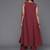 Pleated Silk Crepe Kurta with Trousers
