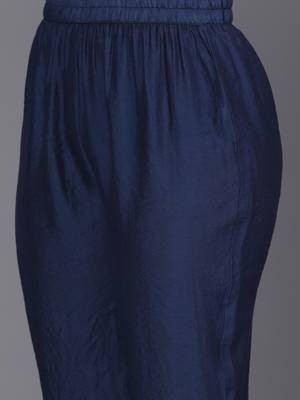 Women Yoke Design Regular Kurta with Trousers & With Dupatta 4