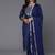 Women Yoke Design Regular Kurta with Trousers & With Dupatta