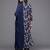 Floral Printed Pleated Gotta Patti Silk Georgette Kurta with Trousers & Dupatta