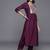 Women Yoke Design Regular Sequinned Kurta with Trousers & Dupatta
