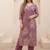 Women Floral Printed Regular Kurta with Trousers & With Dupatta
