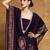Ethnic Motifs Printed Sequinned Square Neck Kaftan Kurta With Trousers