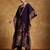 Ethnic Motifs Printed Sequinned Square Neck Kaftan Kurta With Trousers