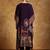 Ethnic Motifs Printed Sequinned Square Neck Kaftan Kurta With Trousers