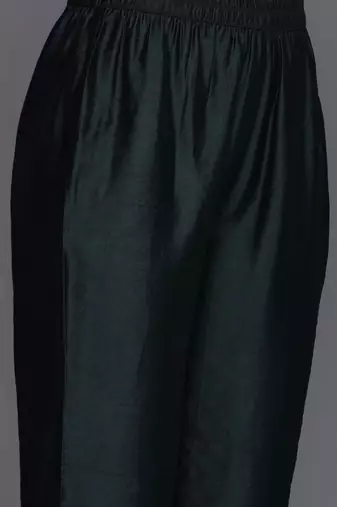 Women Ethnic Motifs Printed Regular Chanderi Silk Kurta with Trousers & With Dupatta