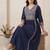 Women Ethnic Motifs Embroidered Panelled Thread Work Kurta with Trousers