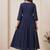 Women Ethnic Motifs Embroidered Panelled Thread Work Kurta with Trousers