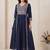 Women Ethnic Motifs Embroidered Panelled Thread Work Kurta with Trousers
