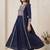 Women Ethnic Motifs Embroidered Panelled Thread Work Kurta with Trousers