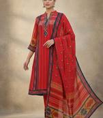 Women Ethnic Motifs Printed Regular Kurta with Trousers & With Dupatta
