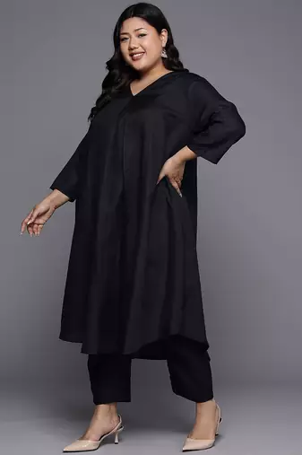 Plus Size Kurta with Trousers