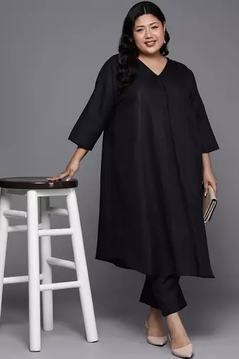 Plus Size Kurta with Trousers