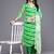 Leheriya Printed Sequinned Kurta With Trousers & Dupatta