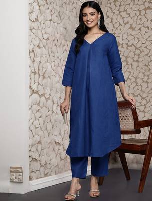 Ethnic A-Line Kurta with Trousers 1