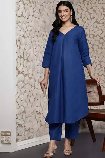 Ethnic A-Line Kurta with Trousers