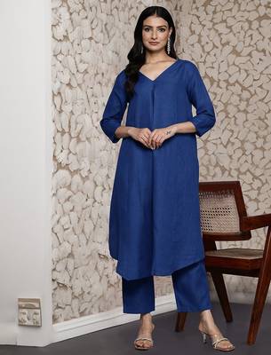 Ethnic A-Line Kurta with Trousers 2