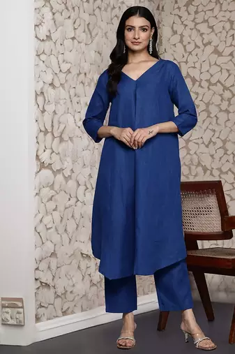 Ethnic A-Line Kurta with Trousers
