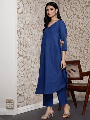 Ethnic A-Line Kurta with Trousers 5