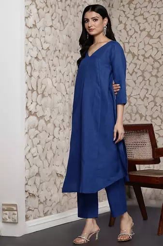 Ethnic A-Line Kurta with Trousers
