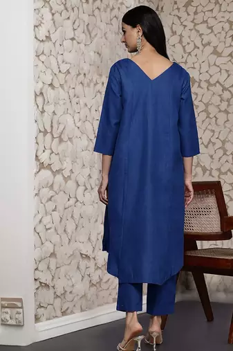Ethnic A-Line Kurta with Trousers