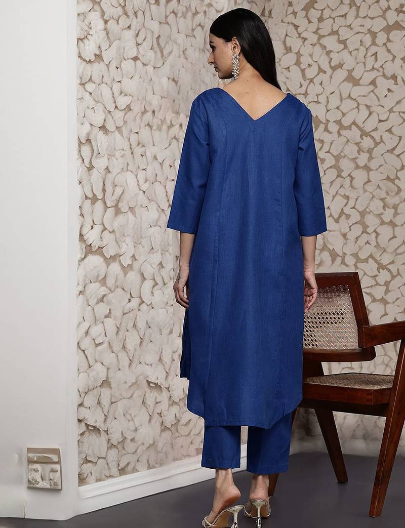 Ethnic A-Line Kurta with Trousers