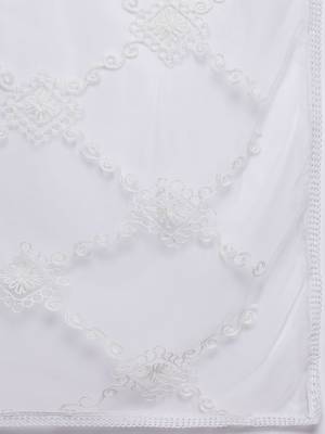 Floral Embroidered Panelled Thread Work Kurta With Trousers & Dupatta 4
