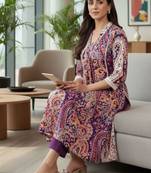 Women Paisley Printed Regular Pure Cotton Kurta with Trousers