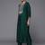 Ethnic Motifs Yoke Design Thread Work Straight Kurta with Trousers & Dupatta