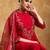 Women Floral Embroidered Regular Kurta with Trousers & With Dupatta