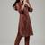Women Bandhani Printed Regular Chanderi Silk Kurta with Trousers