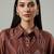 Women Bandhani Printed Regular Chanderi Silk Kurta with Trousers