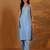 Striped Gotta Patti Shoulder Straps Straight Kurta With Trousers & Dupatta