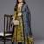 Floral Printed Sequinned Chanderi Silk Straight Kurta With Trouser & Dupatta