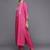 Women Bandhani Printed Regular Thread Work Kurta with Trousers & With Dupatta