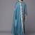 Floral Yoke Design Sequinned Kurta with Trousers & Dupatta