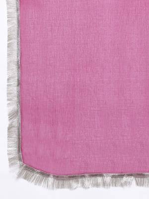 Ethnic Motifs Embroidered Kurta With Trousers & Dupatta 4