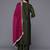 Ethnic Motifs Embroidered Kurta With Trousers & Dupatta