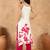 Women Spaghetti strap floral kurta with trousers