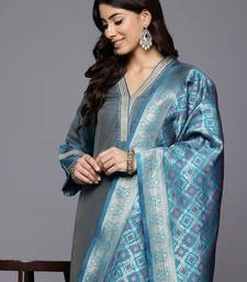 Women Regular Gotta Patti Kurta with Trousers & With Dupatta