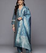 Women Regular Gotta Patti Kurta with Trousers & With Dupatta