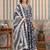 Women Floral Printed Angrakha Thread Work Pure Cotton Kurta with Trousers & With Dupatta