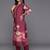 Floral Printed Regular Pure Silk Kurta with Trousers & Dupatta
