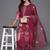 Floral Printed Regular Pure Silk Kurta with Trousers & Dupatta