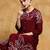 Floral Printed Mandarin Collar A-Line Pure Cotton Kurta With Trousers