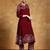 Floral Printed Mandarin Collar A-Line Pure Cotton Kurta With Trousers