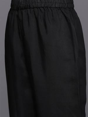 Floral Embroidered Thread Work Kurta with Trousers & Dupatta 4