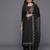 Floral Embroidered Thread Work Kurta with Trousers & Dupatta