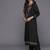 Floral Embroidered Thread Work Kurta with Trousers & Dupatta